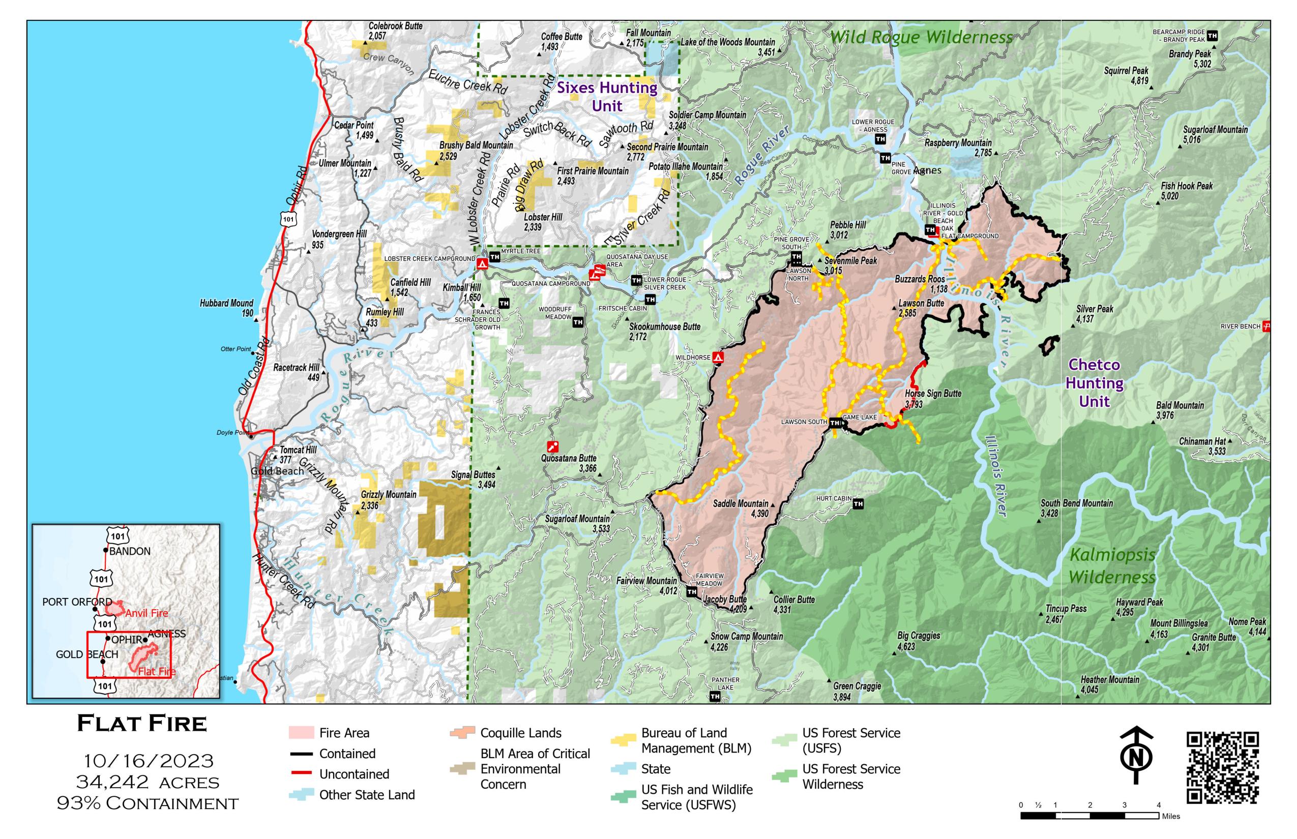 Xx1002 Flat Fire Incident Maps InciWeb